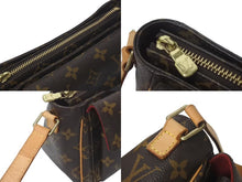 Load image into Gallery viewer, LOUIS VUITTON ルイヴィトン ショルダーバッグ M51165 ヴィバシテPM ブラウン モノグラム ゴールド金具 美品 中古 4c073034