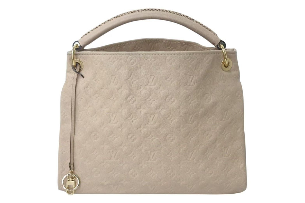LOUIS VUITTON ルイヴィトン アーツィMM ショルダーバッグ モノグラムアンプラント M93449 ゴールド金具 美品 中古 4c073035