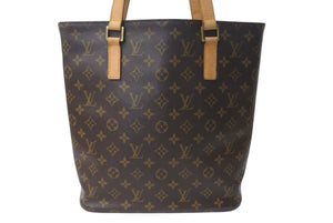 LOUIS VUITTON ルイ ヴィトン ヴァヴァンGM トートバッグ M51170 モノグラム PVC レザー ブラウン 美品 中古 4c073036