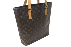 LOUIS VUITTON ルイ ヴィトン ヴァヴァンGM トートバッグ M51170 モノグラム PVC レザー ブラウン 美品 中古 4c073036
