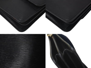 LOUIS VUITTON ルイヴィトン フリーラン エピ ワンショルダーバッグ M52415 ブラック ブルー エピレザー ゴールド金具 ロゴ 美品 中古 4c073037