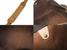 Load image into Gallery viewer, 極美品 LOUIS VUITTON ルイヴィトン キーポルバンドリエール55 ボストンバッグ M41414 モノグラム PVCコーティングキャンバス ヌメ革 ブラウン 中古 4c073040