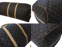 Load image into Gallery viewer, LOUIS VUITTON ルイヴィトン キーポルバンドリエール60 ボストンバッグ M41412 モノグラム PVC ヌメ革 ブラウン 美品 中古 4c073041