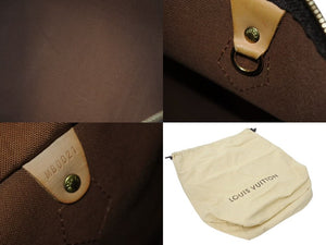 LOUIS VUITTON ルイヴィトン モノグラム スピーディ35 ハンドバッグ M41524 ブラウン 旧型 ロゴ 美品 中古 4c073043
