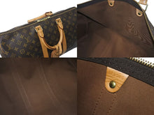 Load image into Gallery viewer, LOUIS VUITTON ルイヴィトン モノグラム キーポル45 ボストンバッグ M41428 PVCコーティングキャンバス ヌメ革 ブラウン ゴールド金具 美品 中古 4c073051