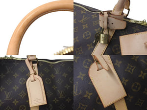 LOUIS VUITTON ルイヴィトン キーポル60 ボストンバッグ M41422 モノグラム ブラウン PVCコーティングキャンバス ヌメ革 美品 中古 4c073055