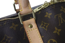 Load image into Gallery viewer, LOUIS VUITTON ルイヴィトン キーポル55 ボストンバッグ M41424 モノグラム PVCコーティングキャンバス ヌメ革 ブラウン 美品 中古 4c073057