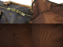 Load image into Gallery viewer, LOUIS VUITTON ルイヴィトン キーポルバンドリエール60 ボストンバッグ M41412 モノグラム PVC ヌメ革 ブラウン 美品 中古 4c073058