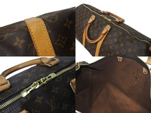 Load image into Gallery viewer, LOUIS VUITTON ルイヴィトン キーポル55 ボストンバッグ M41424 モノグラム PVCコーティングキャンバス ヌメ革 ブラウン 美品 中古 4c073059
