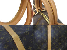 Load image into Gallery viewer, LOUIS VUITTON ルイヴィトン キーポル55 ボストンバッグ M41424 モノグラム PVCコーティングキャンバス ヌメ革 ブラウン 美品 中古 4c073059