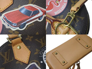 極美品 LOUISVUITTON ルイヴィトン アルマBB ワールドツアーステッカー 2WAYハンドバッグ M43230 モノグラムキャンバス 中古 4c073061