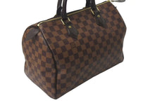 Load image into Gallery viewer, LOUIS VUITTON ルイヴィトン スピーディ30 ハンドバッグ ダミエ N41531 ゴールド金具 ブラウン 美品 中古 4c073064