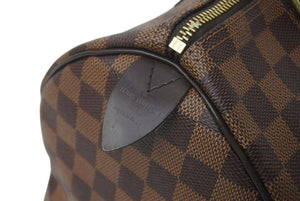 LOUIS VUITTON ルイヴィトン スピーディ30 ハンドバッグ ダミエ N41531 ゴールド金具 ブラウン 美品 中古 4c073064