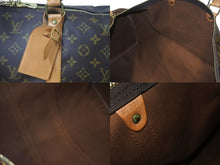 Load image into Gallery viewer, LOUIS VUITTON ルイヴィトン キーポル55 ボストンバッグ M41424 モノグラム PVCコーティングキャンバス ヌメ革 ブラウン 美品 中古 4c073071