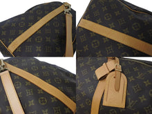 Load image into Gallery viewer, LOUIS VUITTON ルイヴィトン モノグラム キーポルバンドリエール55 M41414 ボストンバック ブラウン 美品 中古 4c073072