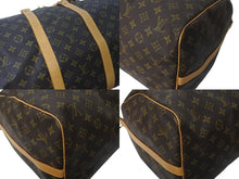Load image into Gallery viewer, LOUIS VUITTON ルイヴィトン モノグラム キーポルバンドリエール55 M41414 ボストンバック ブラウン 美品 中古 4c073072