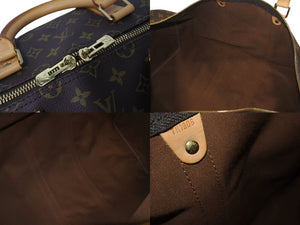 LOUIS VUITTON ルイヴィトン モノグラム キーポルバンドリエール55 M41414 ボストンバック ブラウン 美品 中古 4c073072