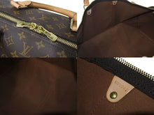 Load image into Gallery viewer, LOUIS VUITTON ルイヴィトン キーポル60 ボストンバッグ M41422 モノグラム ブラウン PVC ヌメ革 レザー 美品 中古 4c073073