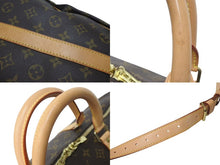 Load image into Gallery viewer, LOUIS VUITTON ルイヴィトン キーポル60 ボストンバッグ M41422 モノグラム ブラウン PVC ヌメ革 レザー 美品 中古 4c073073