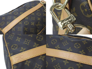 LOUIS VUITTON ルイヴィトン キーポル50 ボストンバッグ M41416 モノグラム ブラウン ゴールド金具 美品 中古 4c073074