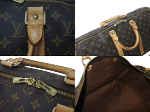 LOUIS VUITTON ルイヴィトン キーポル50 ボストンバッグ M41416 モノグラム ブラウン ゴールド金具 美品 中古 4c073074