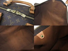 Load image into Gallery viewer, LOUIS VUITTON ルイヴィトン キーポル55 ボストンバッグ M41414 モノグラム PVCコーティングキャンバス ヌメ革 ブラウン 美品 中古 4c073075