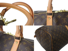 Load image into Gallery viewer, LOUIS VUITTON ルイヴィトン キーポル55 ボストンバッグ M41424 モノグラム PVCコーティングキャンバス ヌメ革 ブラウン 美品 中古 4c073076