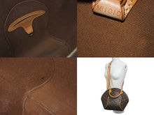 画像をギャラリービューアに読み込む, LOUIS VUITTON ルイヴィトン エリプスPM ハンドバッグ モノグラム M51127 PVC ヌメ革 ブラウン ゴールド金具 美品 中古 4c073077