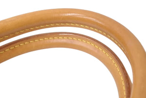 LOUIS VUITTON ルイヴィトン エリプスPM ハンドバッグ モノグラム M51127 PVC ヌメ革 ブラウン ゴールド金具 美品 中古 4c073077
