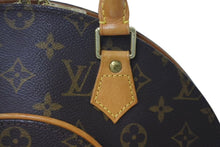画像をギャラリービューアに読み込む, LOUIS VUITTON ルイヴィトン エリプスPM ハンドバッグ モノグラム M51127 PVC ヌメ革 ブラウン ゴールド金具 美品 中古 4c073077