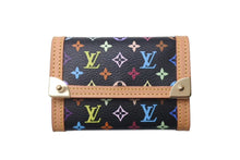 Load image into Gallery viewer, 新品同様 LOUIS VUITTON ルイヴィトン モノグラムマルチカラー ポルトモネ プラ コインケース 村上隆 小銭入れ 財布 M92657 中古 4c073080