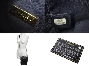 CHANEL シャネル 縦型 バニティ チェーンショルダーバッグ ココマーク ラムスキン ブラック ゴールド金具 美品 中古 4c073081