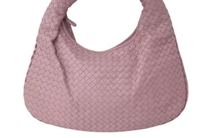 BOTTEGA VENETA ボッテガヴェネタ ホーボー ワンショルダーバッグ B04216645X イントレチャート ピンク 美品 中古 4c073085