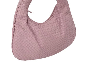 BOTTEGA VENETA ボッテガヴェネタ ホーボー ワンショルダーバッグ B04216645X イントレチャート ピンク 美品 中古 4c073085