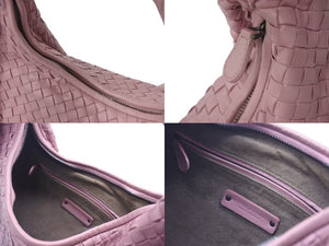 BOTTEGA VENETA ボッテガヴェネタ ホーボー ワンショルダーバッグ B04216645X イントレチャート ピンク 美品 中古 4c073085