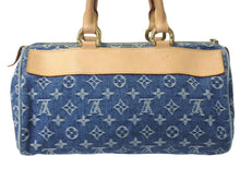 Load image into Gallery viewer, LOUIS VUITTON ルイヴィトン ネオスピーディ ハンドバッグ M95019 モノグラムデニム ゴールド金具 美品 中古 4c073087