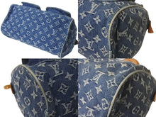 Load image into Gallery viewer, LOUIS VUITTON ルイヴィトン ネオスピーディ ハンドバッグ M95019 モノグラムデニム ゴールド金具 美品 中古 4c073087
