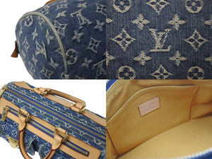 LOUIS VUITTON ルイヴィトン ネオスピーディ ハンドバッグ M95019 モノグラムデニム ゴールド金具 美品 中古 4c073087