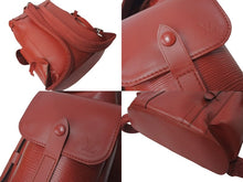 Load image into Gallery viewer, 極美品 LOUIS VUITTON ルイヴィトン クリストファー PM リュック バックパック M58828 エピ レザー レッド シルバー金具 中古 4c073089