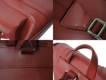 Load image into Gallery viewer, 極美品 LOUIS VUITTON ルイヴィトン クリストファー PM リュック バックパック M58828 エピ レザー レッド シルバー金具 中古 4c073089