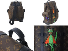 Load image into Gallery viewer, 極美品 LOUIS VUITTON ルイヴィトン クリストファーPM リュック バックパック M45617 モノグラム LVフレンド ヴァージルアブロー 中古 4c073090