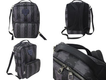 Load image into Gallery viewer, 極美品 LOUIS VUITTON × NIGO ルイヴィトン ニゴー モジュラー バックパック モノグラム エクリプス ストライプ M45962 ブラック 中古 4c073091