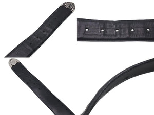 CHROME HEARTS クロムハーツ ケルティック レザーベルト サイズ36 1994 サイズ36 sterling刻印 レザー 美品 中古 4c073098