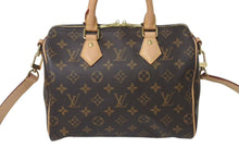 Load image into Gallery viewer, 新品同様 LOUIS VUITTON ルイヴィトン スピーディ バンドリエール25 ハンドバッグ M41113 2WAY ショルダー モノグラム ブラウン 新型 中古 4c073100
