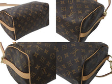 Load image into Gallery viewer, 新品同様 LOUIS VUITTON ルイヴィトン スピーディ バンドリエール25 ハンドバッグ M41113 2WAY ショルダー モノグラム ブラウン 新型 中古 4c073100