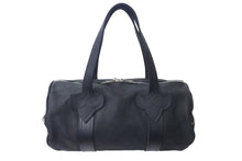 Load image into Gallery viewer, 新品未使用 CHROME HEARTS クロムハーツ ハンドバッグ ミニボストン BSフレア ダガージップ レザー ブラック 中古 4c073104