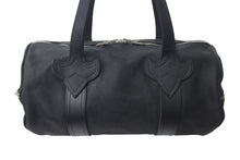Load image into Gallery viewer, 新品未使用 CHROME HEARTS クロムハーツ ハンドバッグ ミニボストン BSフレア ダガージップ レザー ブラック 中古 4c073104