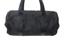 Load image into Gallery viewer, 新品未使用 CHROME HEARTS クロムハーツ ハンドバッグ ミニボストン BSフレア ダガージップ レザー ブラック 中古 4c073104