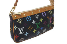 Load image into Gallery viewer, 極美品 LOUIS VUITTON ルイヴィトン ポシェットアクセソワール アクセサリーポーチ M92648 モノグラム マルチカラー ブラック 中古 4c073108