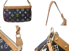 Load image into Gallery viewer, 極美品 LOUIS VUITTON ルイヴィトン ポシェットアクセソワール アクセサリーポーチ M92648 モノグラム マルチカラー ブラック 中古 4c073108